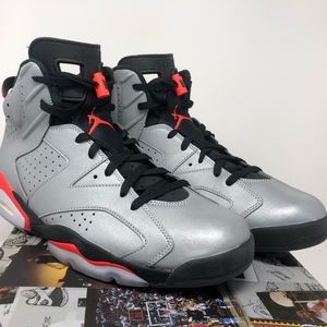 AIR JORDAN 6 RETRO SP REFLECT SILVER/INFRAREDBLACK